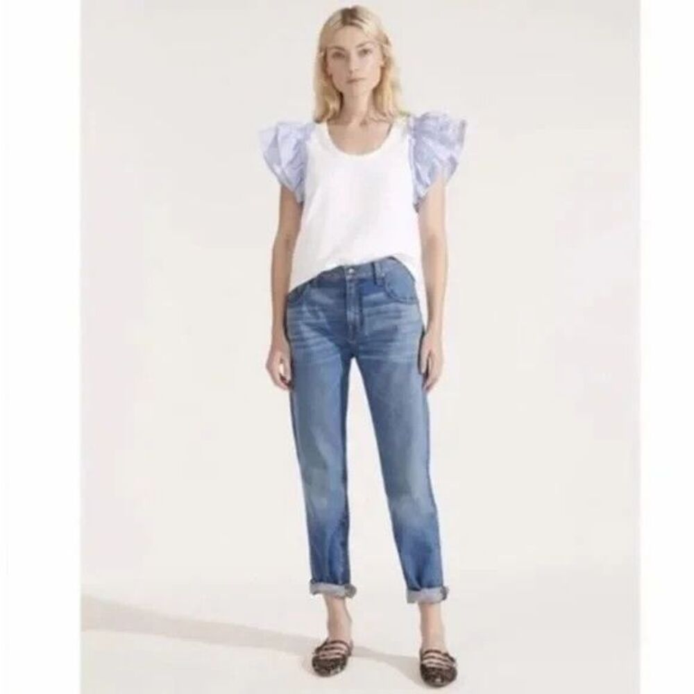 Veronica Beard Jeans Benzi Midrise Beacon Ranch Size 28 Cotton